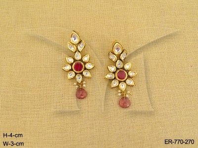 Small clearance kundan earrings