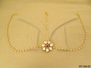 Kundan Maang Tikka Set