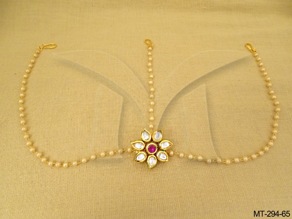 Kundan Maang Tikka Set