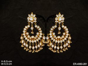 Traditional Kundan jewelry Earrings