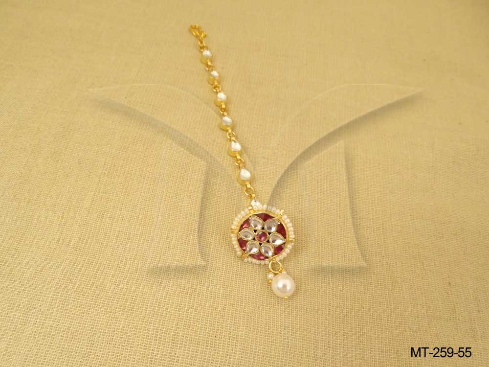 Kundan Maang Tikka Set