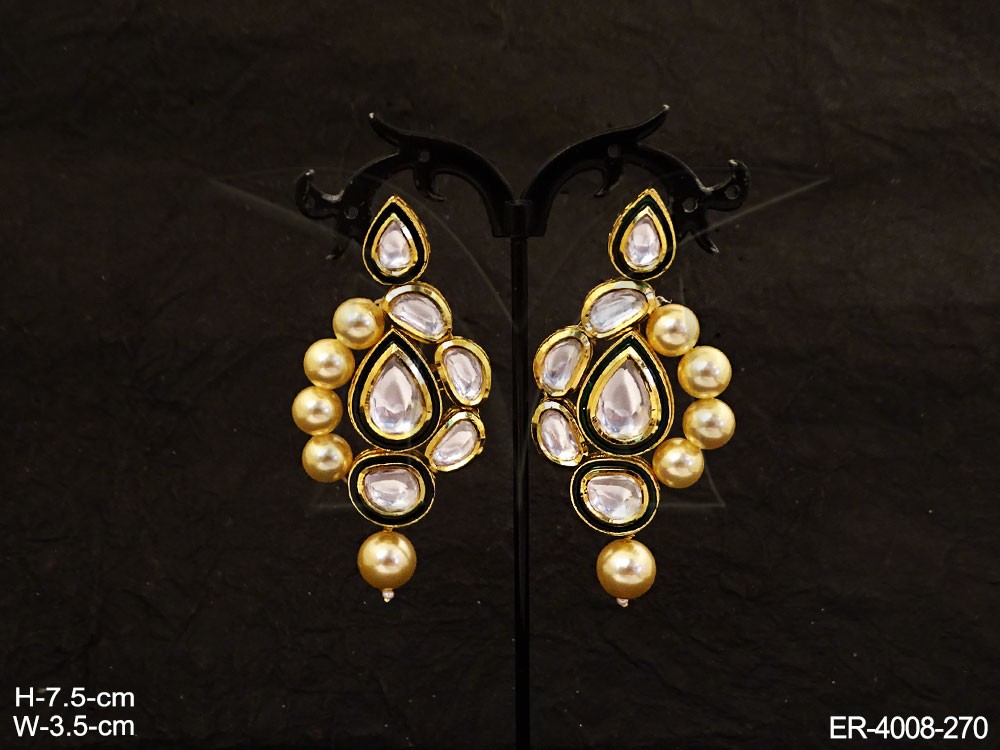 Kundan jewelry earrings