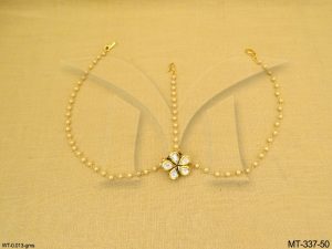 Kundan Jewellery Maang Tikka