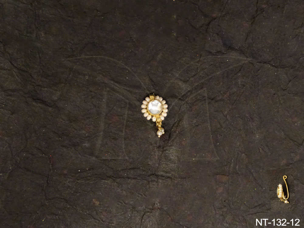 Traditional kundan jewelry Nath