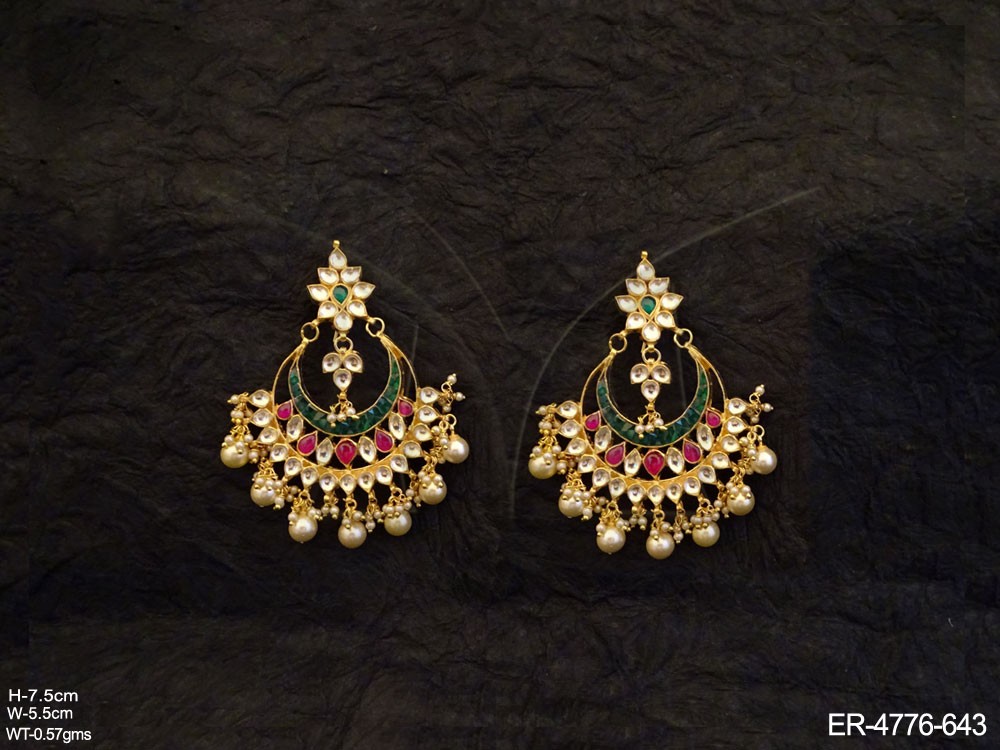 traditional kundan earrings