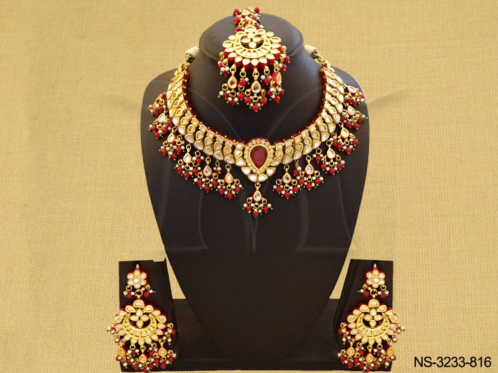 Kundan Necklace jewellery Sets