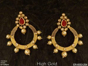 Chand Bali Kundan Earrings